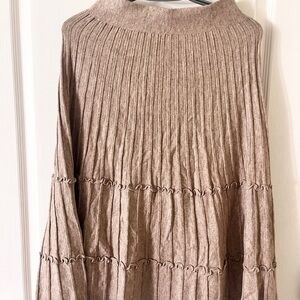 Ribbed Knit skirt in Taupe